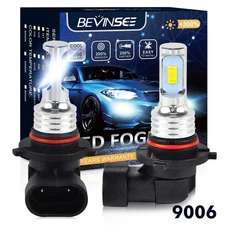 9006 LED Fog Light Bulbs Conversion 6000K Fits Kia Sorento 2019 2020 Cold White