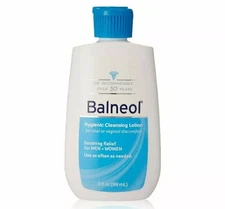 Balneol Hygienic Cleansing Lotion Men & Women Soothing Relief 3 oz Pack of 12