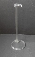 Vintage Clear Plastic 3 Part Barbie Logo Doll Stand