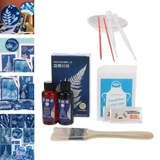 Jacquard Cyanotype Set A B 100 ml Liquide Photo Artisanat Tissu Textile
