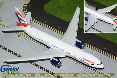 GeminiJets 1:200 777-200ER British Airways G-YMMS Flaps Down Configuration