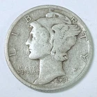 1931-S MERCURY DIME, 90% SILVER, FINE DETAILS FREE SHIPPING #9231