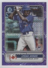 2020 Bowman Mega Box Purple Mojo Refractor 41/250 Dasan Brown #STG-DB 0a9v