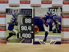 2021 Score Football Justin Jefferson Insert Lot Score Team ST17 Next Level NL23