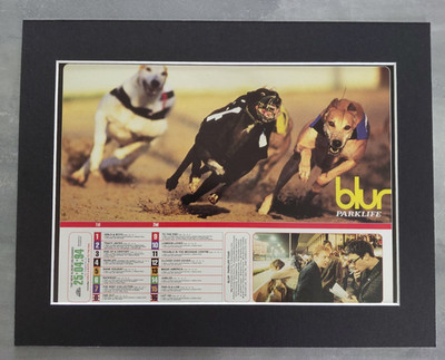 Blur Parklife Promo Original Album Advert Mounted 14x11''