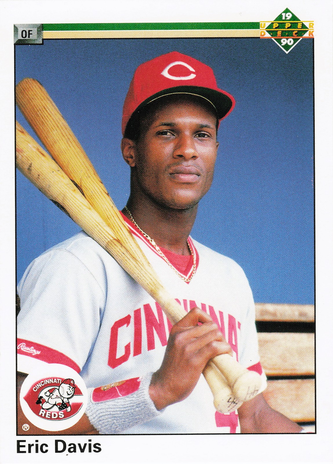 Upper Deck 1990 Upper Deck #116b Eric Davis Near Mint or Better