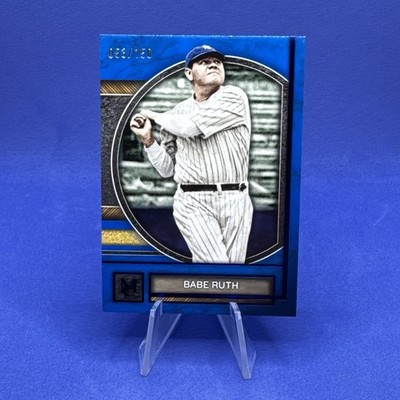 2025 Topps Museum Collection Babe Ruth /150 Blue Topaz #72 - Yankees