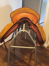 Ludomar Venus Flexible Dressage English Saddle Brown Leather/Suede MX 2169