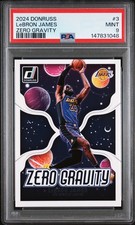 2024 PANINI DONRUSS ZERO GRAVITY #3 LEBRON JAMES PSA 9