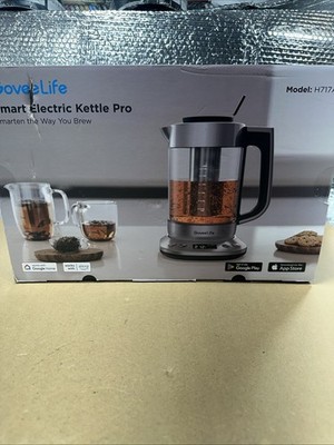 Used Govee Smart Electric Kettle PRO H717A Coffee/Tea - Black - 1.7 L 1500W