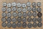 New ListingLot of 40 1958 Washington 90% Silver Quarters Circulated - Full Roll