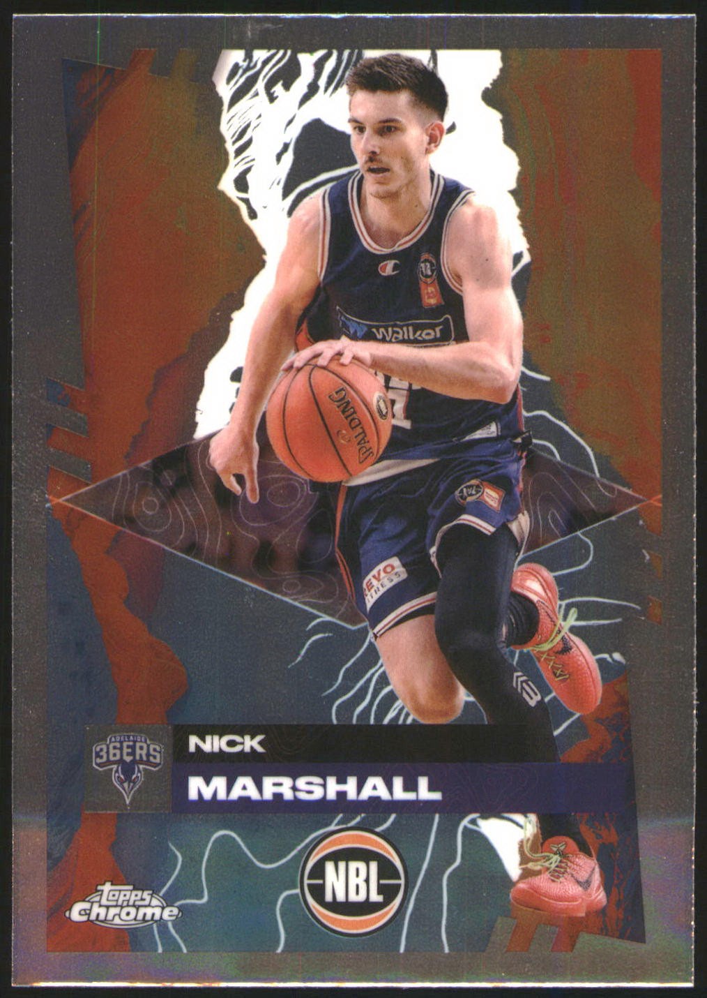 Nick Marshall 2024-25 Topps Chrome NBL #2 Adelaide 36ers