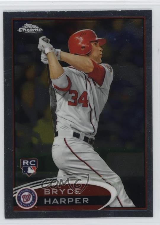 2012 Topps Chrome Bryce Harper (Batting) #196 Rookie RC