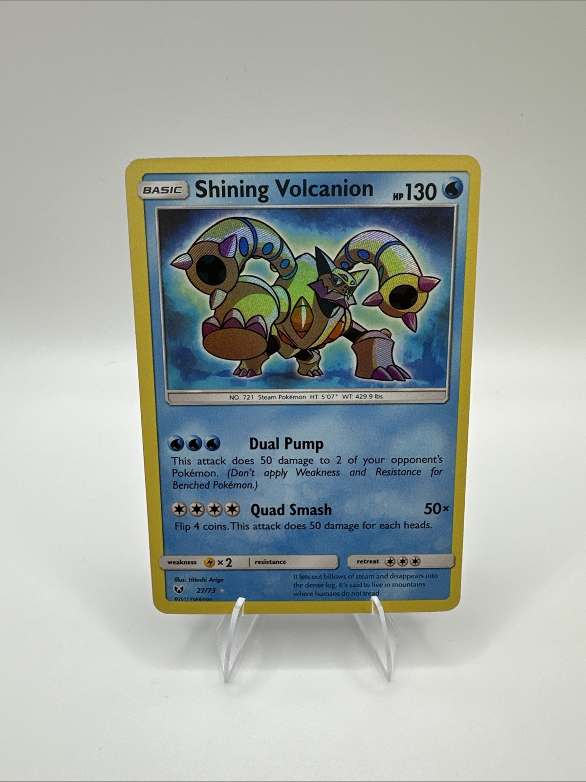 Pokémon TCG Shining Volcanion Shining Legends 27/73