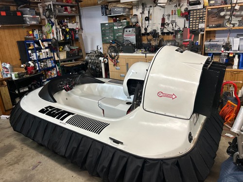 SCAT HP HOVERCRAFT 1990, and new skirts.