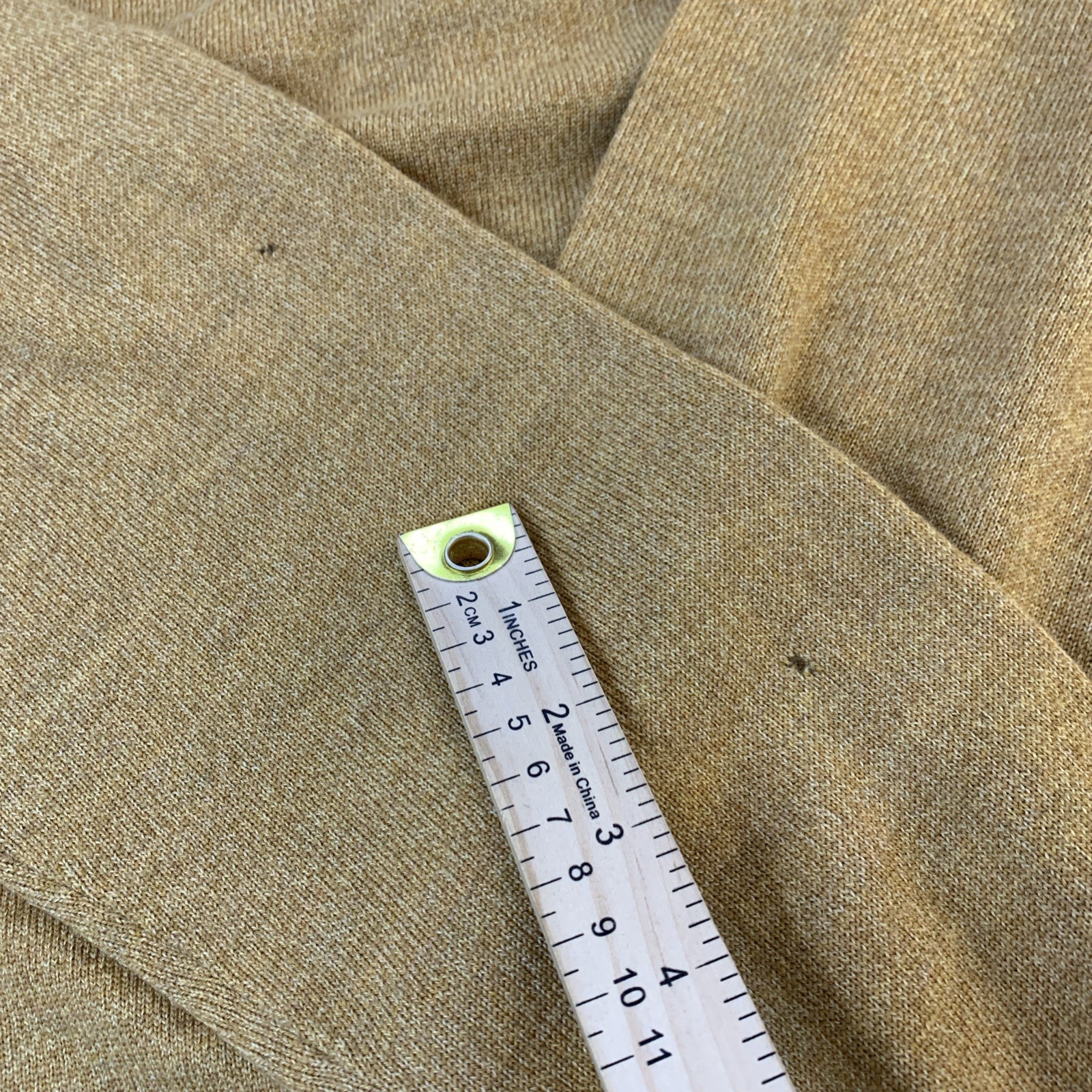 Jos A Bank Mens 100% Merino Wool 1/4 Button Knit Sweater Size L Pullover Preppy