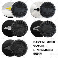 4PCS #9595010 WHEEL RIM CENTER HUB CAPS FOR TRAVERSE BLAZER COLORADO 66MM 2.5''