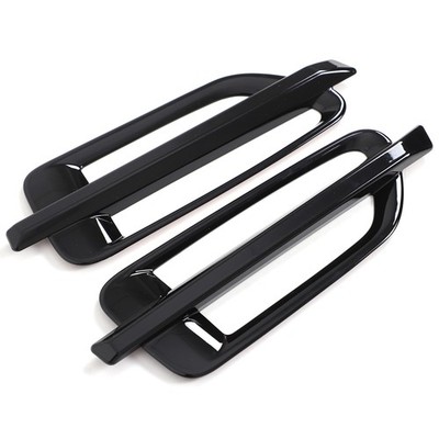Fits 07-14 Cadillac Escalade Fender Air Vent Accent Trim cover Gloss Black  2pcs