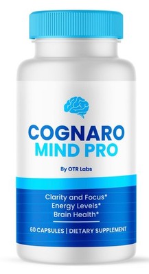 Cognaro Mind Pro Pills, Cognaro Dietary Supplement for Clarity Focus & Brain 60