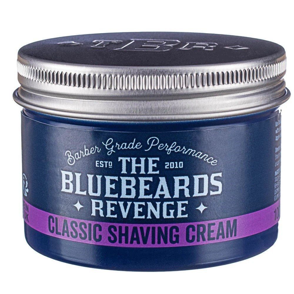 The Bluebeards Revenge Men's Navy Classic Shaving Cream Lotion Protect Skin Improve Razor 150Ml In - Image 2