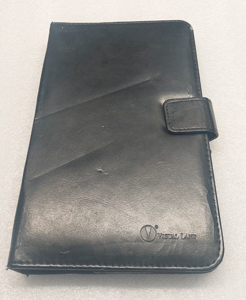 8" Visual Land Android Tablet Keyboard And Foldable Black Case Micro USB QWERTY - Image 2 of 4