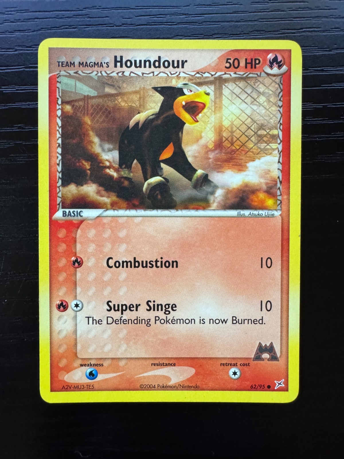 Pokemon TCG | Team Magma's Houndour 62/95 | Team Magma vs Team Aqua Common | NM-