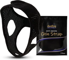 Anti Snore Chin Strap - Anti-Dry Mouth Chin Strap for CPAP Users - Stop Noise - 