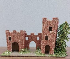 castello presepe con predisposizione luce accessori albero presepe