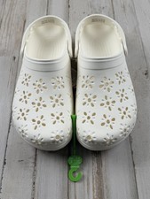 Sandals Crocs Classic Floral Cutout Clog M9/ W11 Brand New Fast Ship