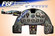 F6F HELLCAT COCKPIT instrument panel CDkit