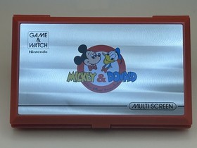 Nintendo Game & Watch MICKEY & DONALD DM-53 Multi Screen 1982 New Old Stock