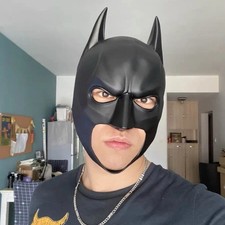 2025 NEW Batman Full Mask With Cowl Adult The Dark Knight Rises Cosplay Props
