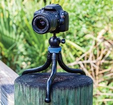 New Sunpak GripPod, a flexible tripod designed for cameras and smartphones.