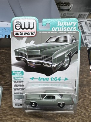 Auto World 1967 Cadillac Eldorado Light Green Crystal Firemist Meta 64502 B 1/64