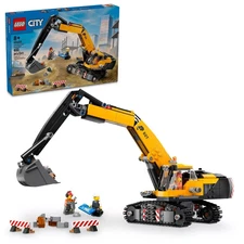 LEGO CITY: Yellow Construction Excavator (60420)