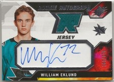 2021 2021-22 Upper Deck SPx Rookie Jersey Autographs #WE William Eklund 161/175