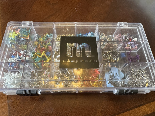 Making Memories - Brads - Beads - Storage Boxes - Huge Lot - Picture 5 of 7