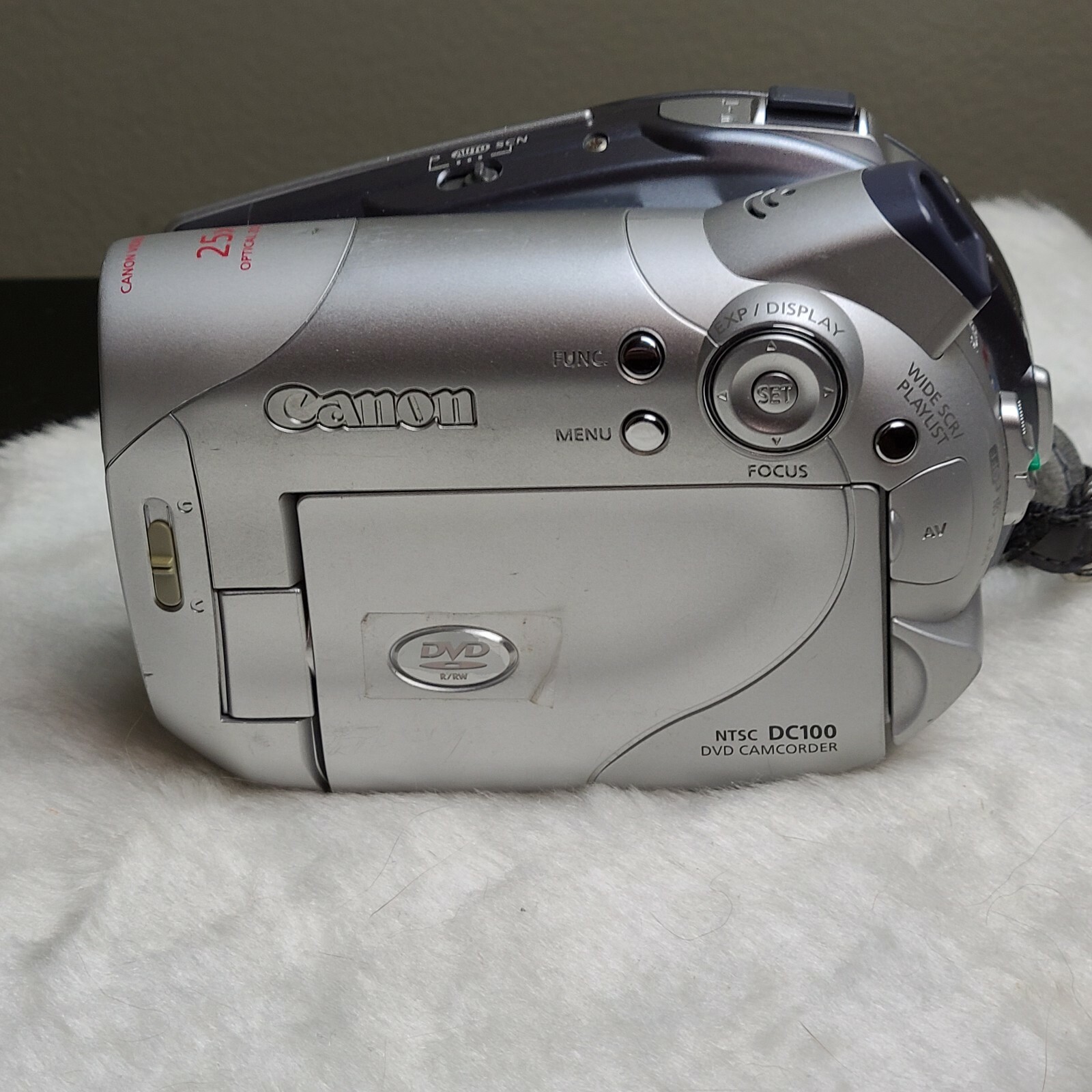 Dvd Camcorder DC100 Canon for parts not working eBay