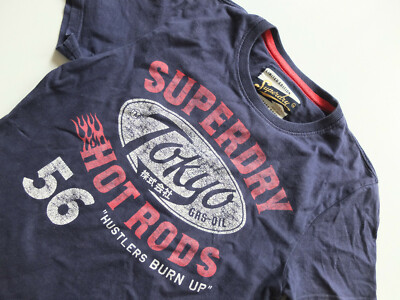 Superdry★メタリック ロゴ☆コットン☆Tシャツ Superdry Limited Edition Vintage Goods T-Shirt Size M Top