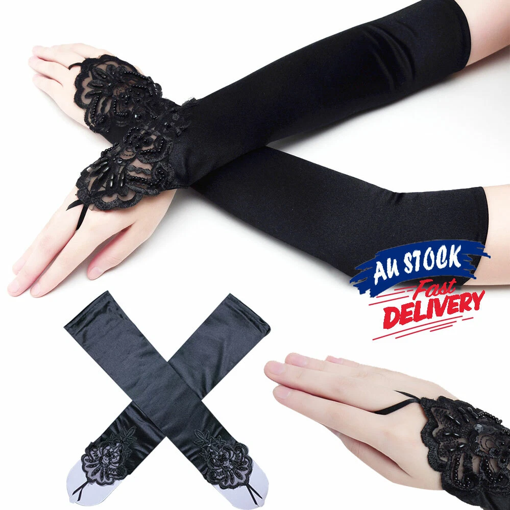 Lace fingerless gloves australia online