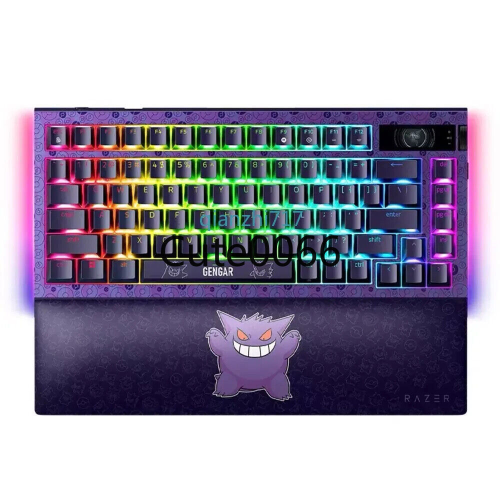 Razer x Pokémon Gengar Wireless Mechanical Keyboard W/ Wrist Rest