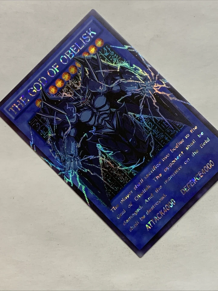 Obelisk The Tormentor Pop Out Egyptian God Cards ACG Card Holo Anime Yugioh Rare - Image 4 of 4