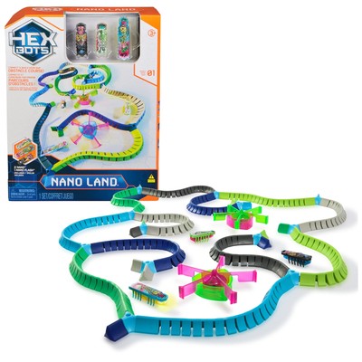 Nano Land, Sensory Toys for & Cats with Over 40 Pieces & 3 Nano Bots, Toy Pla...