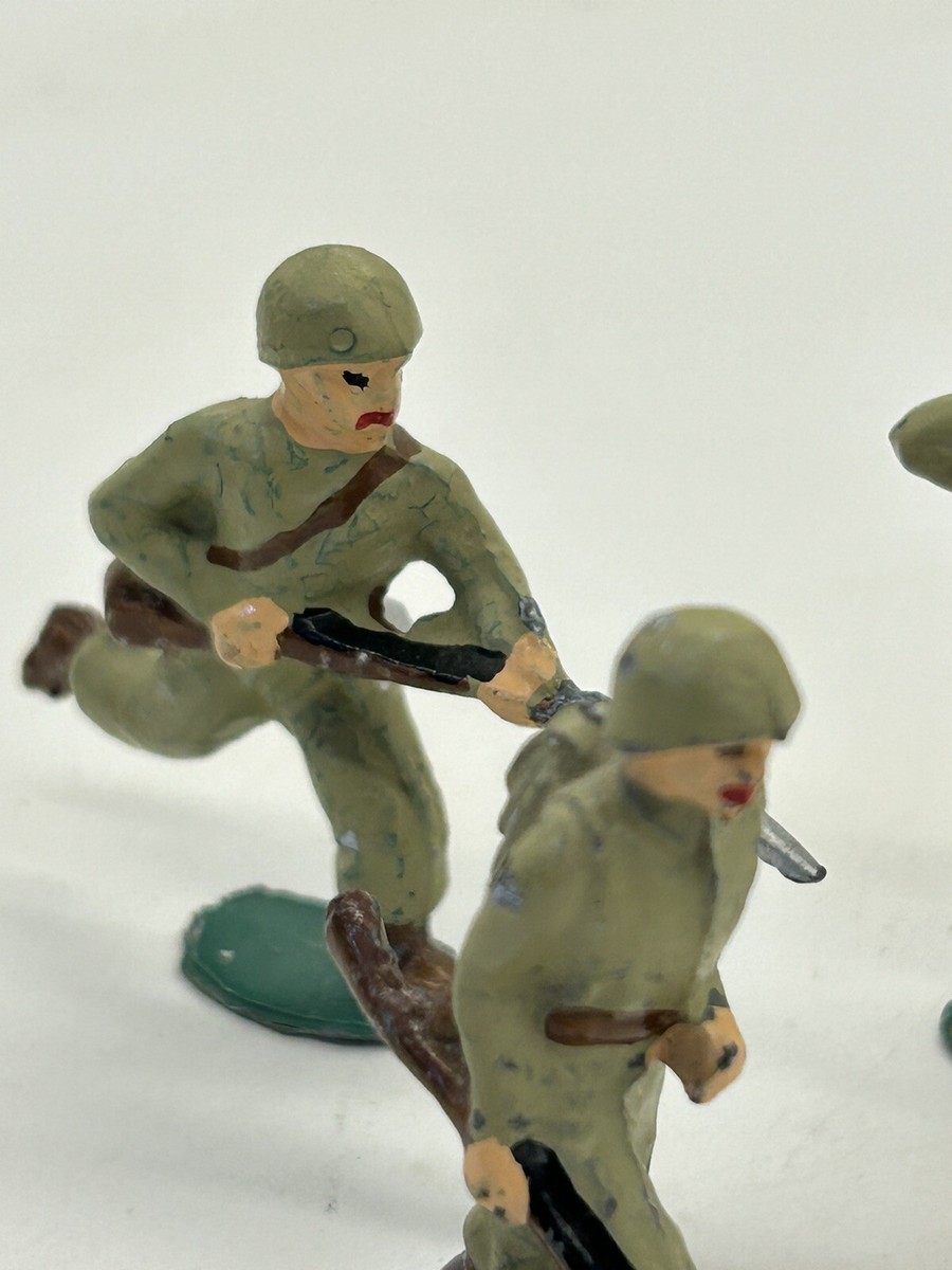 vintage lead toy soldiers US Army 1940's -60's Era | eBay