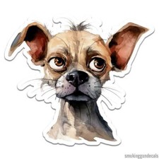 Chihuahua Dog, Vinyl Decal Sticker, Indoor Outdoor, 3 Sizes, 12234