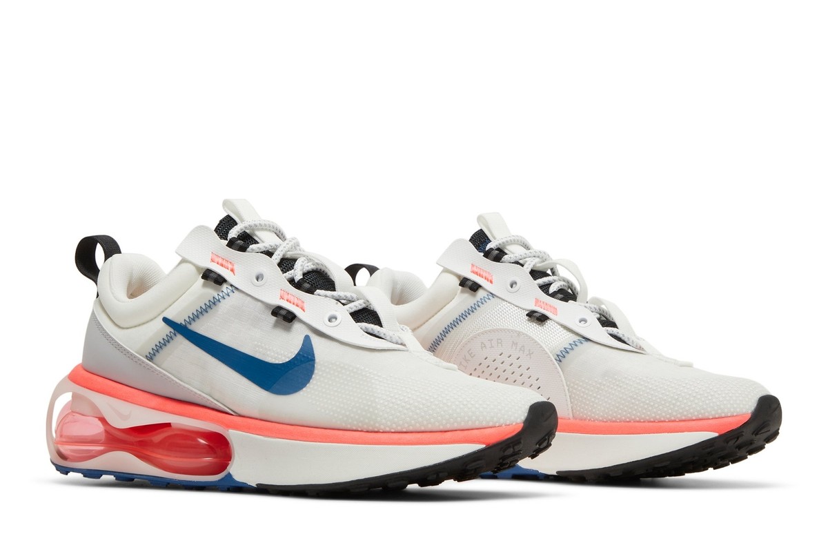Nike Air Max 2021 White Solar Red Blue DH4245-100 | eBay