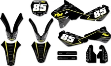 Custom graphics, sticker kit for Suzuki RM 85 - 2000 - 2024 Granite Style decals