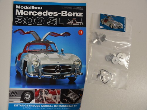 Mercedes-Benz 300 SL Eaglemoss 1:8 Bauteil / Begleitheft Ausgabe 1 - 101 Auswahl - Bild 22 von 189