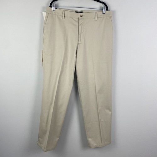 00'S Dockers Khakis Classic Fit Two-pleat Linen x Cotton Pants Slacks Men's W32 linen Beige type Vintage Second Hand