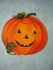 Jack-O-Lantern 3 Front Teeth Dark Single Sided Die Cut Bulletin Board Aid 10